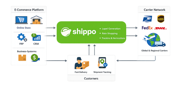 E-commerce fulfillment and shipping