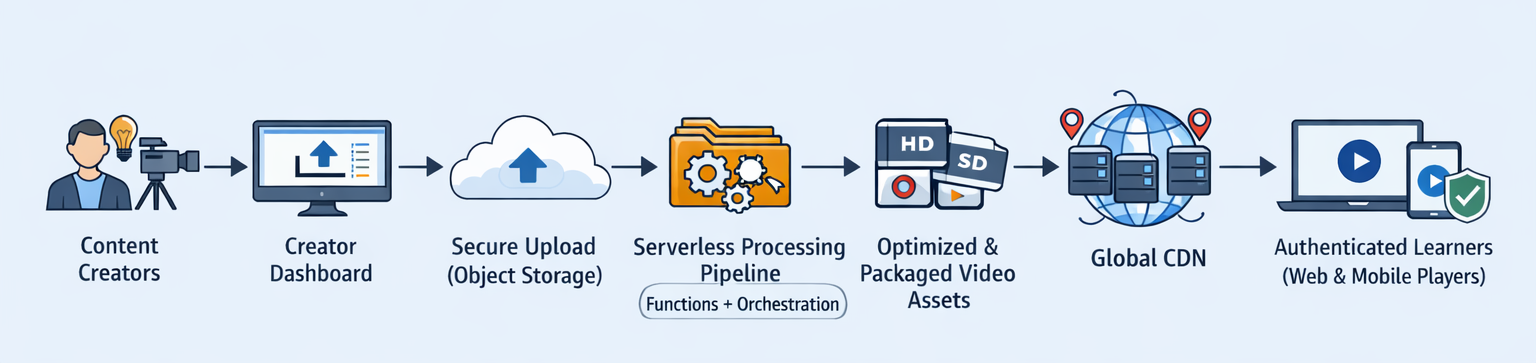 VOD workflow architecture